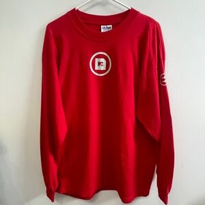 Mtv Gildan Red Vintage Long Sleeve Mens XL